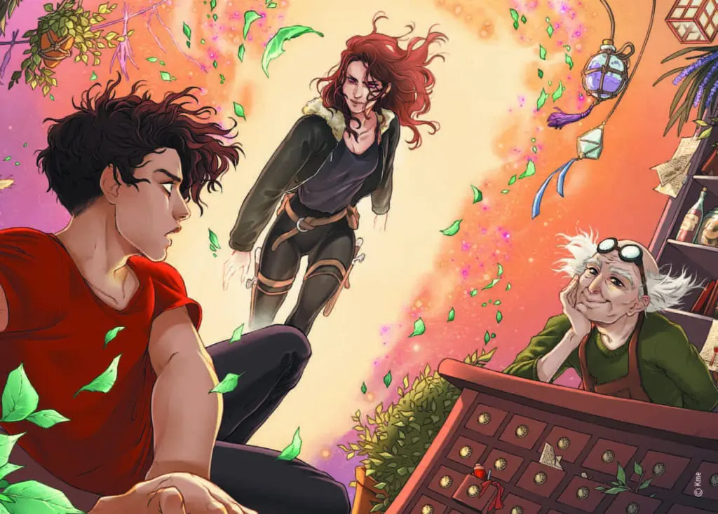 Illustration du livre Le Dernier Conte, Warren et Ariane