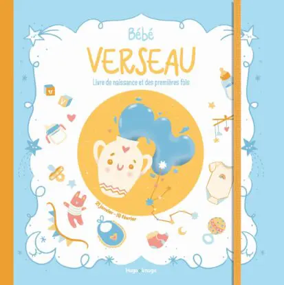 Bébé Verseau – Livre de naissance et des premières fois