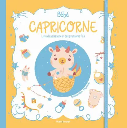 Bébé Capricorne – Livre de naissance et des premières fois