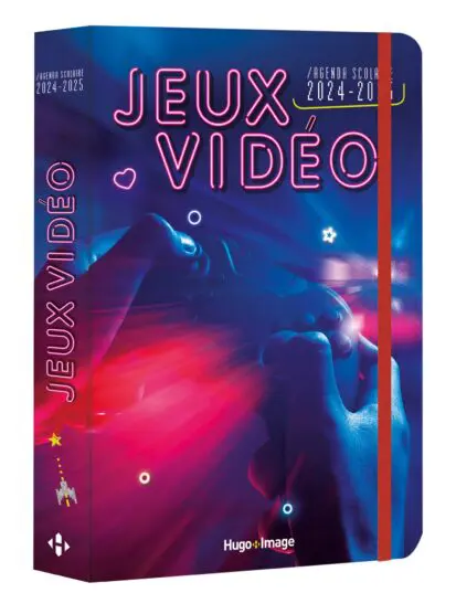 Agenda scolaire jeux vidéo 2024-2025