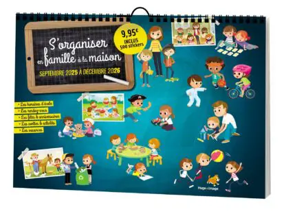 Calendrier s’organiser en famille 2025-2026