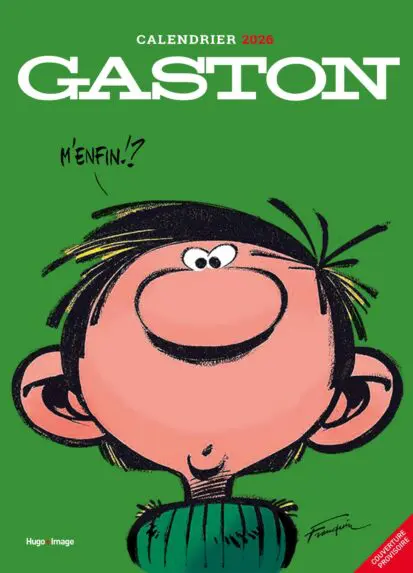 Calendrier mural Gaston Lagaffe 2026