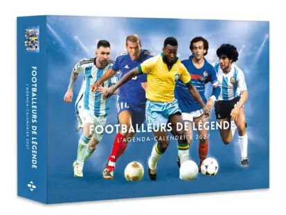 Footballeurs de légende – Agenda – Calendrier – Semainier 2027