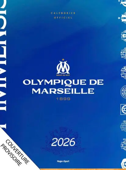 Calendrier mural Olympique de Marseille 2027