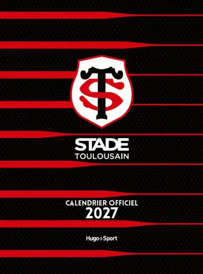 Calendrier mural Stade Toulousain 2027