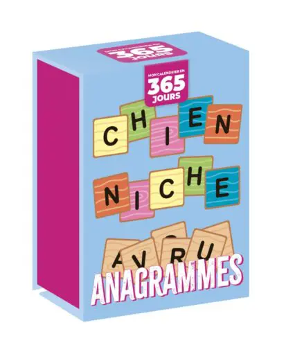 Mon calendrier – Anagrammes