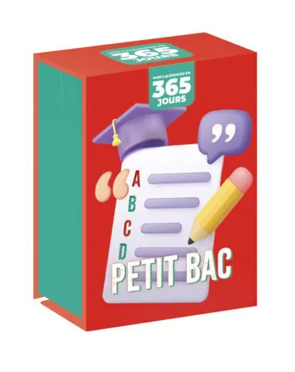 Mon calendrier – Petit bac