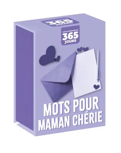 Mon calendrier – Mots pour maman chérie