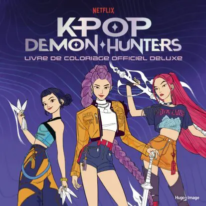 KPop Demon Hunters – Livre de coloriage officiel deluxe