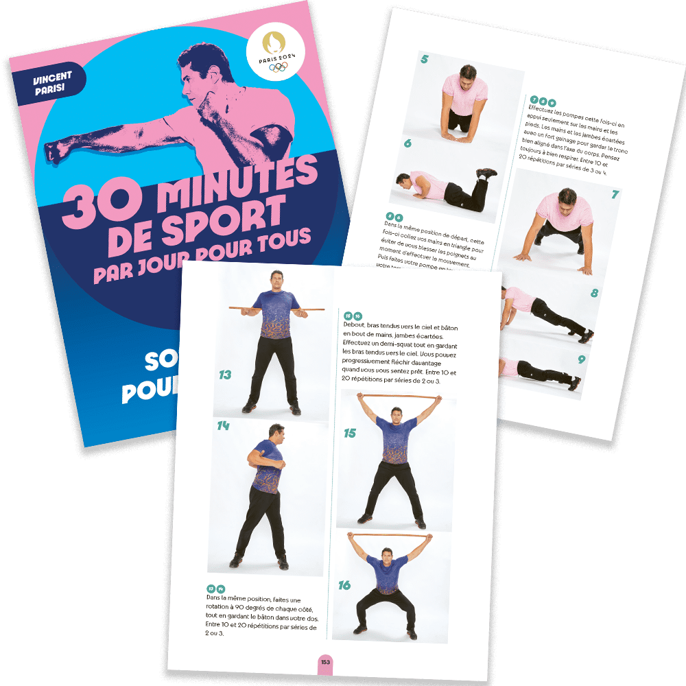 Vincent Parisi, 30 minutes de sport