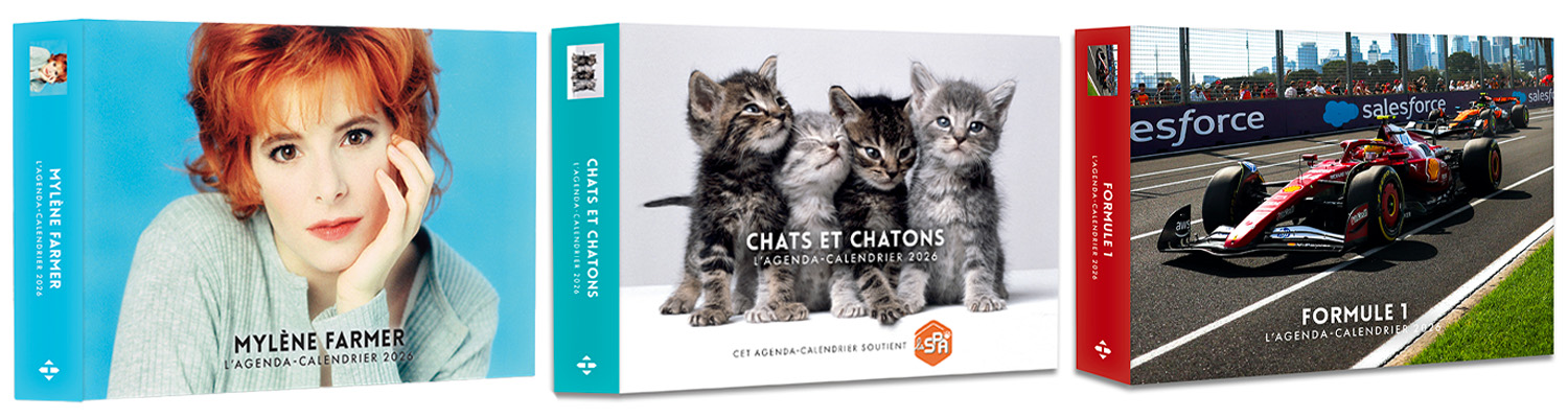Idées cadeaux : agendas-calendriers 2026