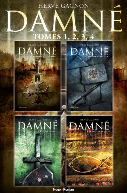 Coffret Damné – tomes 1,2,3,4