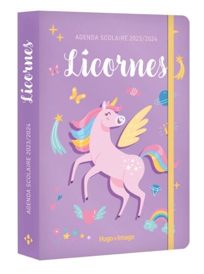 Agenda scolaire licornes 2023 – 2024