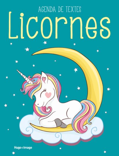 Agenda de texte licornes