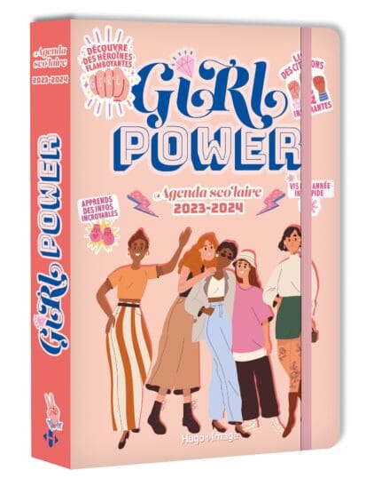 Agenda scolaire girl power 2023 – 2024