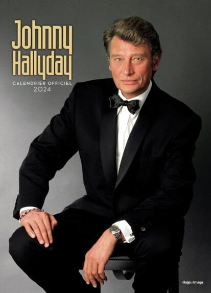 Calendrier mural Johnny Hallyday 2024