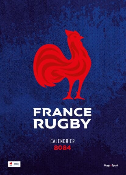 Calendrier mural officiel du XV de France 2024