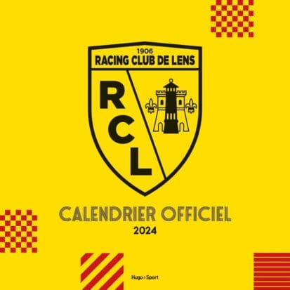 Calendrier mural RC de Lens 2024