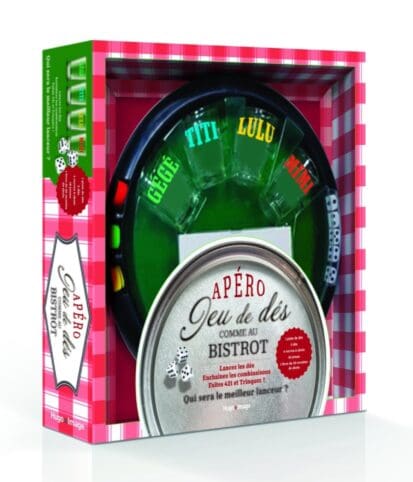 Coffret apéro jeu de dés