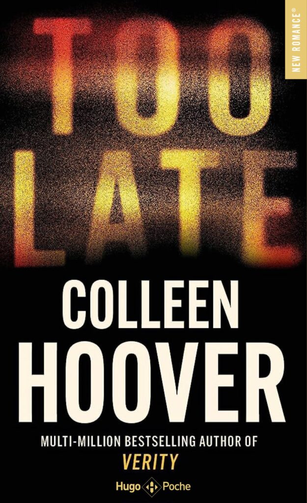 Too late de Collen Hoover