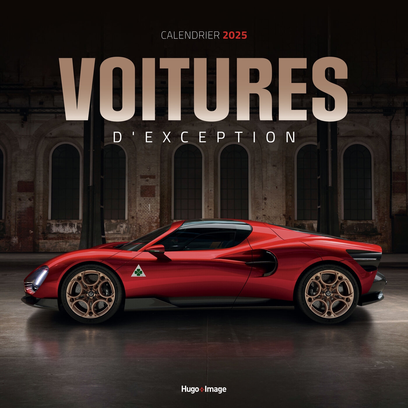 Calendrier mural voitures d'exception 2025 Hugo Publishing