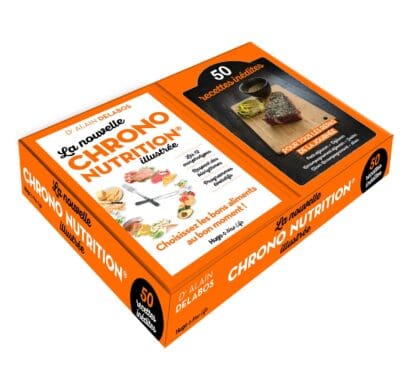 Coffret La nouvelle chrono nutrition illustrée – Inclus le livre et 50 fiches recettes