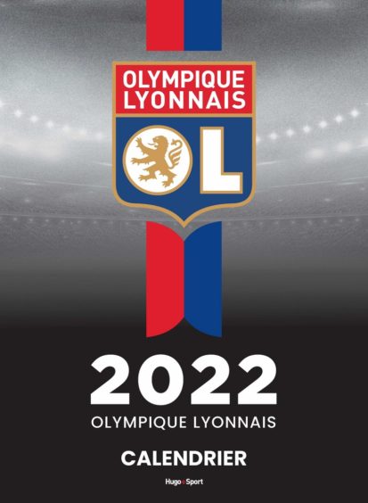Calendrier mural Olympique Lyonnais 2022