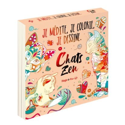 Chats Zen – Je médite, je colorie, je dessine